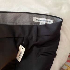 Amazon Essentials Classic Black Pants